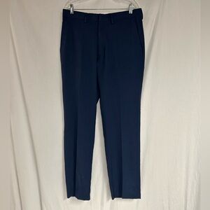 Haggar Tailored Fit Travel Performance Pants - Dark Blue